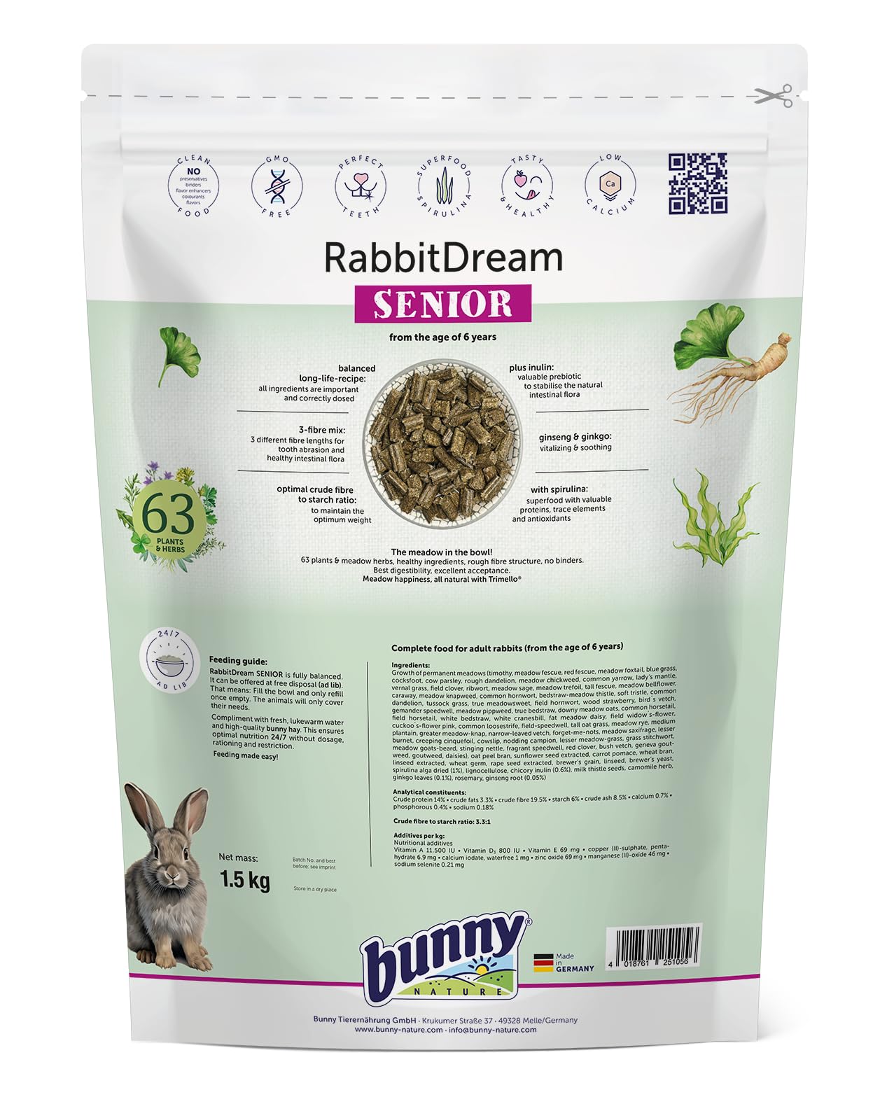 バニーネイチャー ラビットドリーム ベーシック 4袋